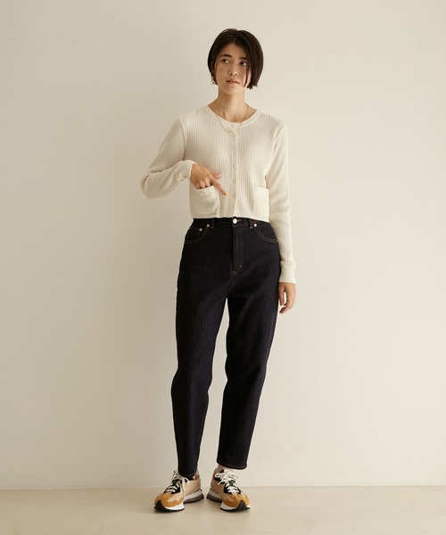 「SALON adam et rope'」 ニットカーディガン FREE ホワイト系その他2 レディース_画像9