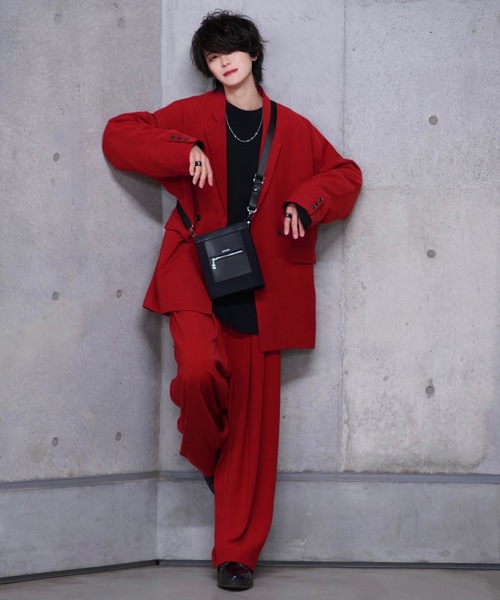 「ADRER」 スラックス LARGE ブラック メンズ_画像3