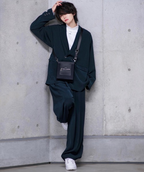 「ADRER」 スラックス LARGE ブラック メンズ_画像7