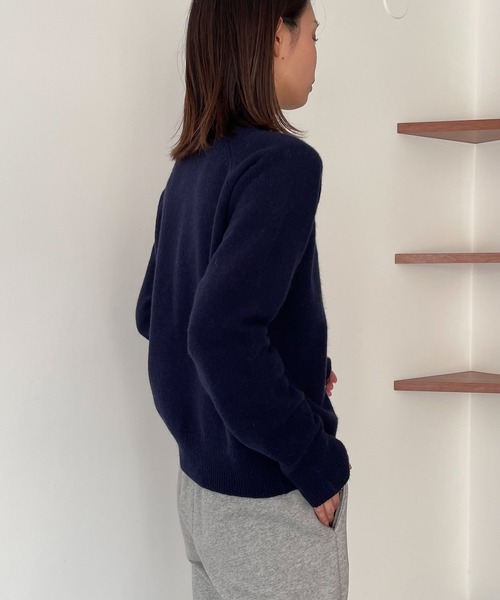 「CANAL JEAN」 「El mar」長袖ニット ONE SIZE レッド レディースの画像