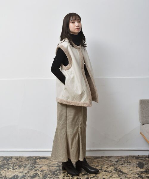 「RETRO GIRL」 ベスト FREE ブラック レディース_画像7