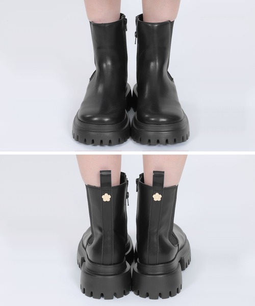 MARY QUANT メタルデイジーサイドゴアブーツ Sサイズ MARY QUANT（マリークヮント） ブーツ マリークワント メタルデイジー