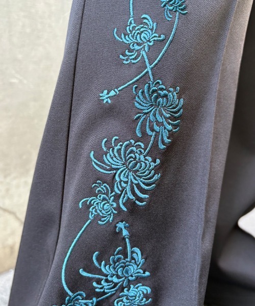 REZEN（リゼン） パンツ 菊刺繍フレアパンツ メンズ : ZOZOTOWN Yahoo