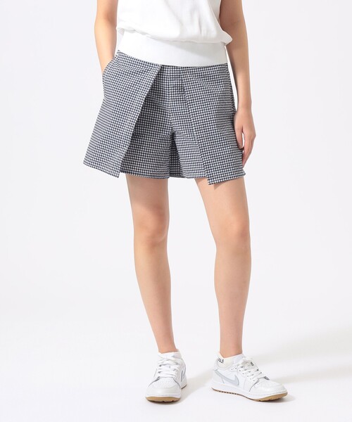 パンツ ORANGE LABEL / クールマックス（R）サッカー ストレッチ ラップ ショートパンツ（吸水速乾） レディース