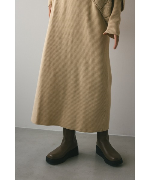 「STYLEMIXER」 コンビワンピース MEDIUM ベージュ レディース_画像9