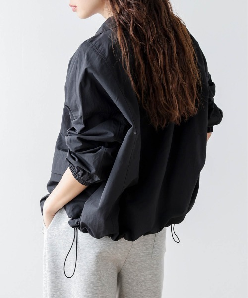 ミリタリージャケット モッズコート スタンドカラー ダブルジップ