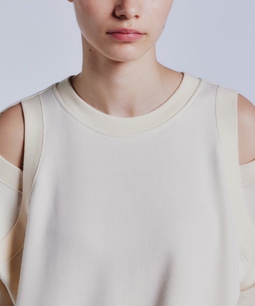 「ESSENTIAL」 長袖ワンピース 36 ネイビー レディース_画像5