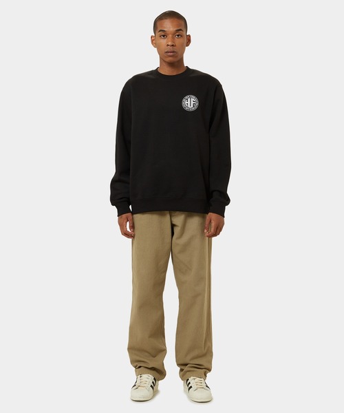「HUF」 スウェットカットソー MEDIUM アッシュグレー メンズの画像