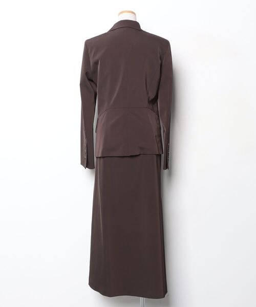 「KARL LAGERFELD」 スカートスーツ - ブラウン レディース_画像2