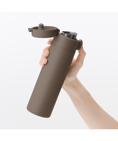 無印良品（MUJI） 水筒 真空断熱構造 保温保冷ボトル ワンタッチタイプ