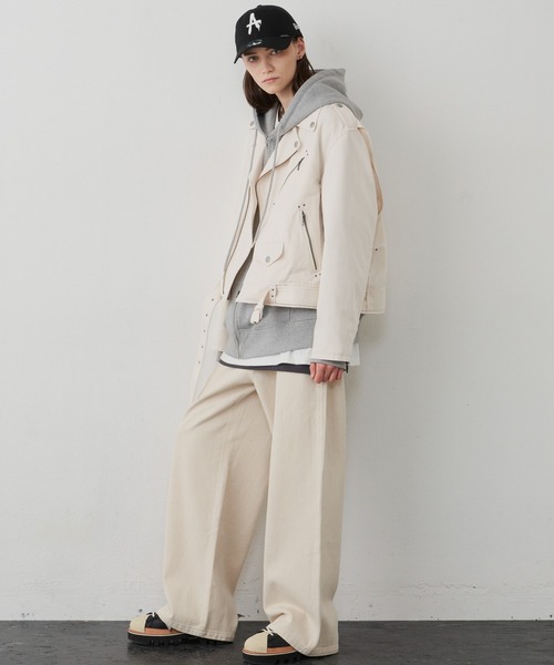 「AIVER」 デニムパンツ LARGE ブラック メンズ_画像4