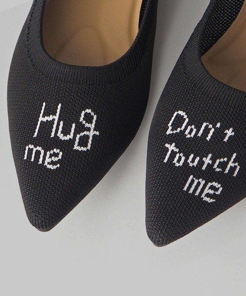 「minia」 フラットパンプス 25.0cm ブラック レディース_画像2