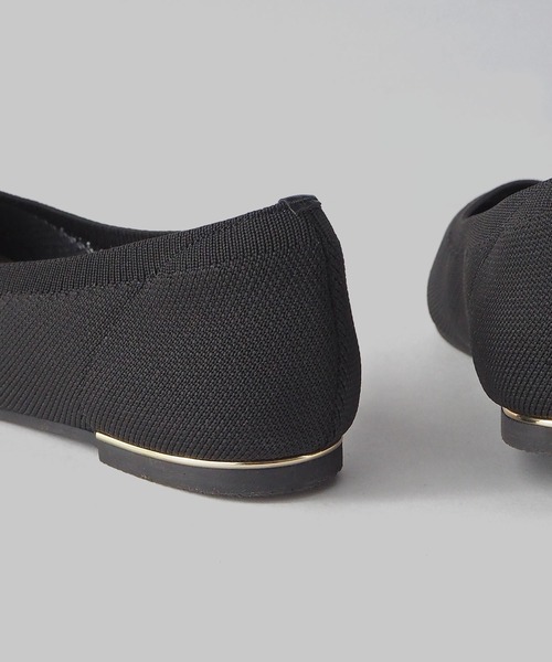 「minia」 フラットパンプス 25.0cm ブラック レディース_画像7