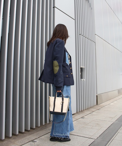 atneK　アトネック　キャンバスチェーンショルダー Scrap Book（スクラップブック） ショルダーバッグ バッグ 「atneK