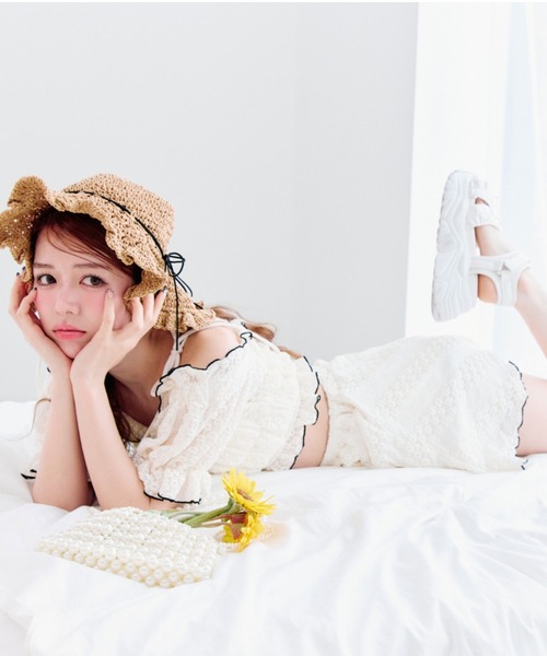 OLIVE des OLIVE（オリーブデオリーブ） 水着 「体型カバー」レース