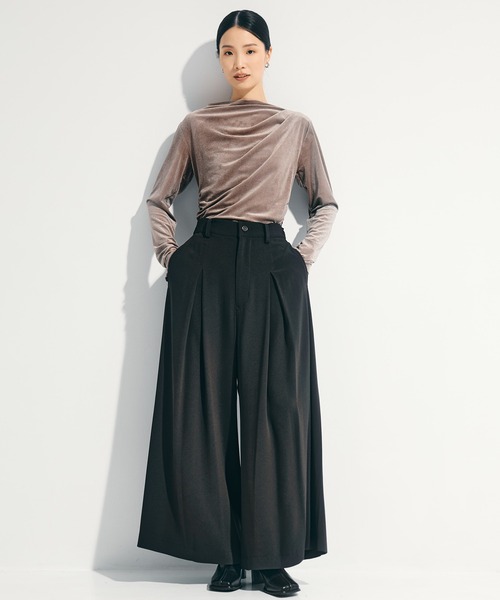 「UJOH」 パンツ 2 ブラウン レディース_画像8