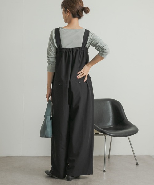 「URBAN RESEARCH DOORS」 オールインワン MEDIUM チャコールグレー レディース_画像3