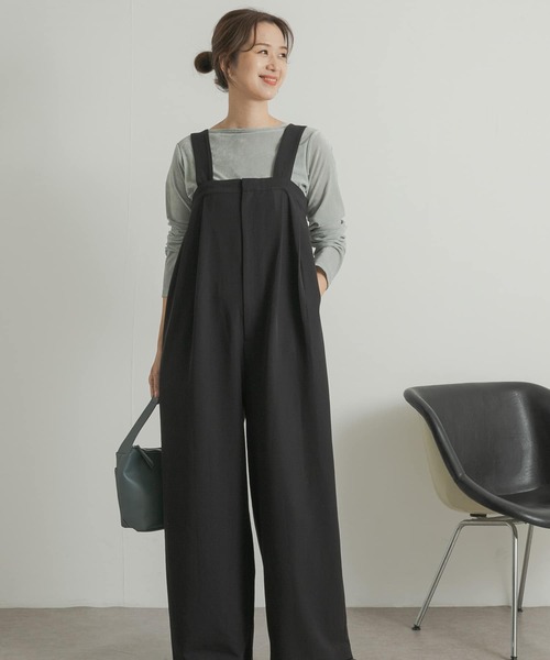 「URBAN RESEARCH DOORS」 オールインワン MEDIUM チャコールグレー レディース_画像6