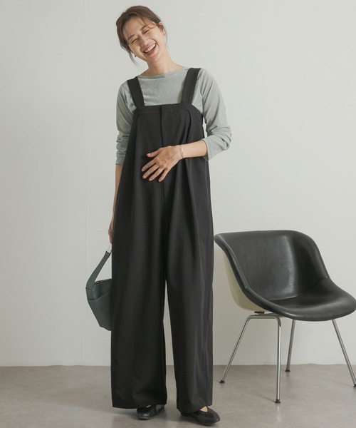 「URBAN RESEARCH DOORS」 オールインワン MEDIUM チャコールグレー レディース_画像7