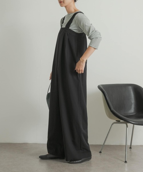 「URBAN RESEARCH DOORS」 オールインワン MEDIUM チャコールグレー レディース_画像9