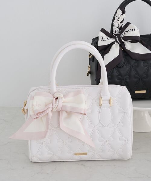 Maison de FLEUR（メゾンドフルール） ボストンバッグ スカーフ付き