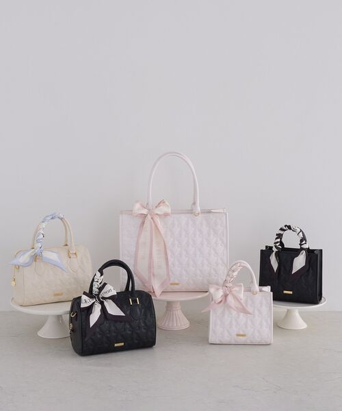 Maison de FLEUR（メゾンドフルール） ボストンバッグ スカーフ付き