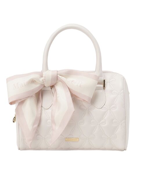 Maison de FLEUR（メゾンドフルール） ボストンバッグ スカーフ付き