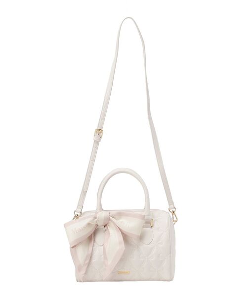 Maison de FLEUR（メゾンドフルール） ボストンバッグ スカーフ付き
