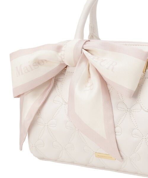 Maison de FLEUR（メゾンドフルール） ボストンバッグ スカーフ付き