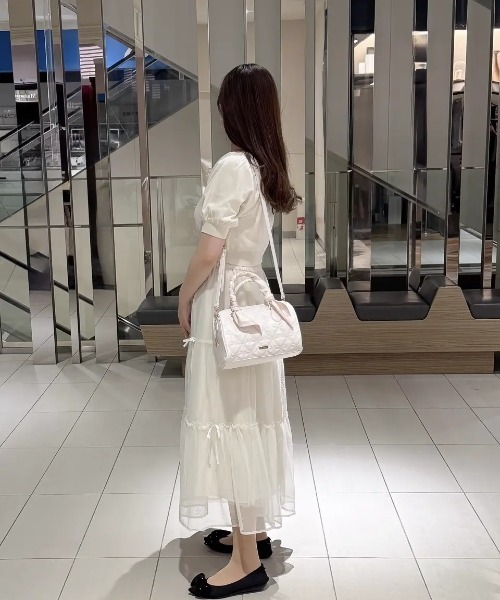 Maison de FLEUR（メゾンドフルール） ボストンバッグ スカーフ付き