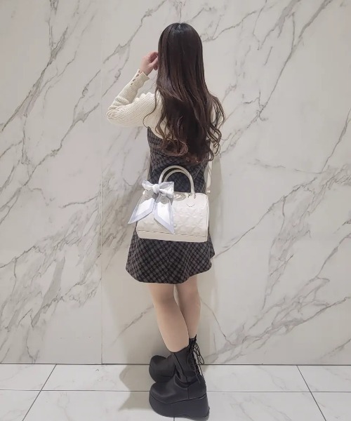 Maison de FLEUR（メゾンドフルール） ボストンバッグ スカーフ付き