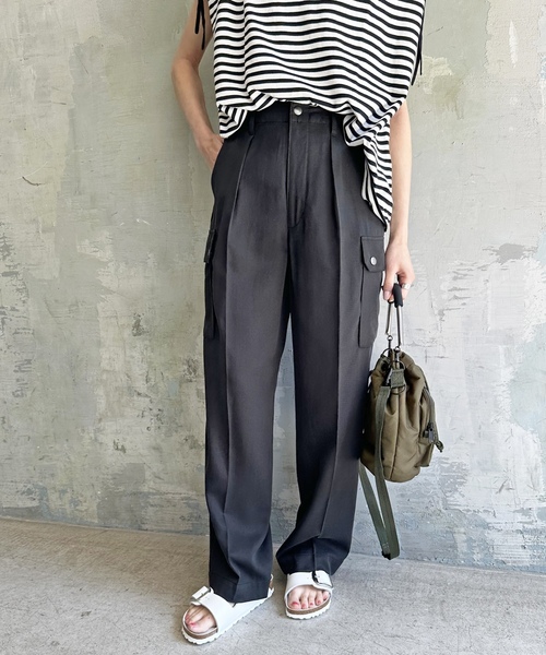「Spick \u0026 Span」 カーゴパンツ 36 グリーン レディースの画像