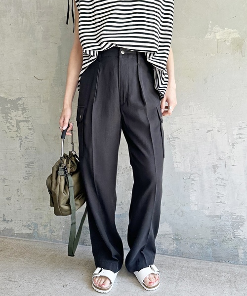 「Spick \u0026 Span」 カーゴパンツ 36 グリーン レディースの画像