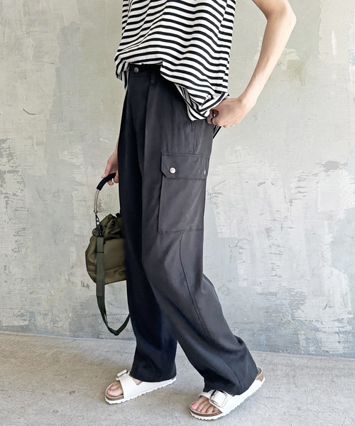 「Spick \u0026 Span」 カーゴパンツ 36 グリーン レディースの画像