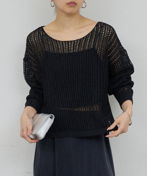 ◇新品◇【GALLARDAGALANTE】2WAYメッシュニット GALLARDAGALANTE（ガリャルダガランテ） パーカー レーシーメッシュ