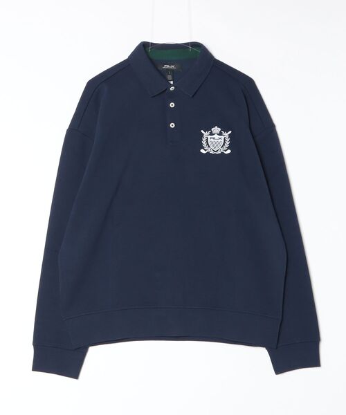 トレーナー スウェット リラックス フィット クレスト ダブルニット スウェットシャツ メンズの画像