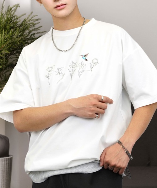 tシャツ 接触冷感 ルーズフィット グラフィック 半袖Tシャツ 短丈可能