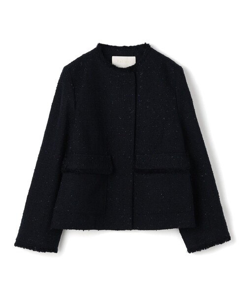 超美品Ballsey ボールジィ スラブコットンツイード ジャケット　3.9万 Ballsey（ボールジィ） ジャケット ノーカラージャケット コットン