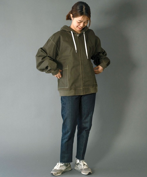「gym master」 ジップアップパーカー X-LARGE ブラック メンズ_画像5