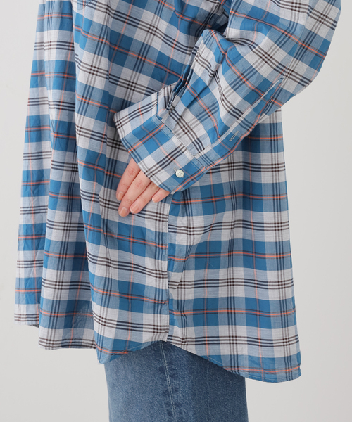 ブラウス シャツ INDIVIDUALIZED SHIRTS クラシックフィットビッグシャツ レディースの画像