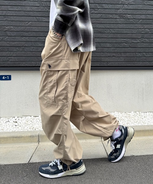 U.S. POLO ASSN.（ユーエスポロアッスン） ワイドパンツ カーゴパンツ