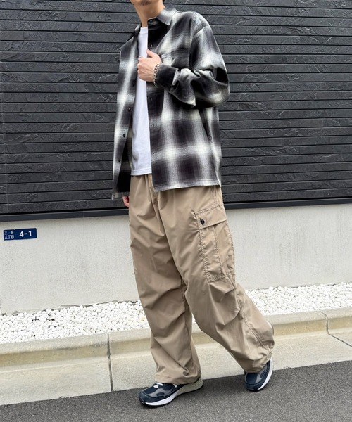 U.S. POLO ASSN.（ユーエスポロアッスン） ワイドパンツ カーゴパンツ