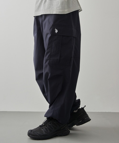 U.S. POLO ASSN.（ユーエスポロアッスン） ワイドパンツ カーゴパンツ