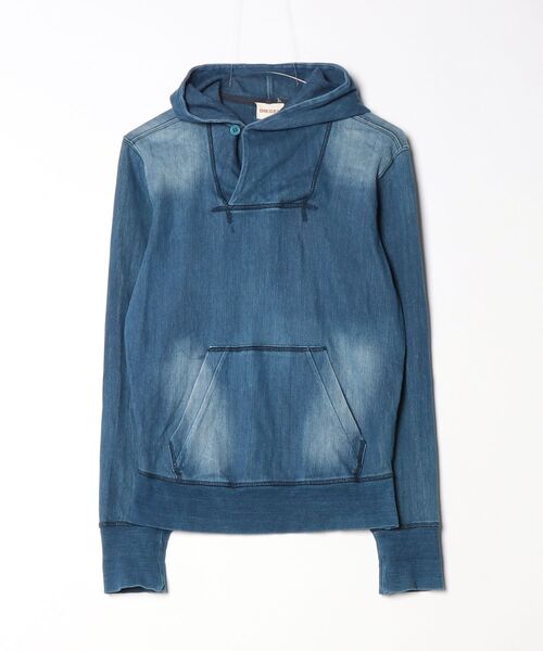 DIESEL（ディーゼル） プルオーバーパーカー S ネイビー メンズ 