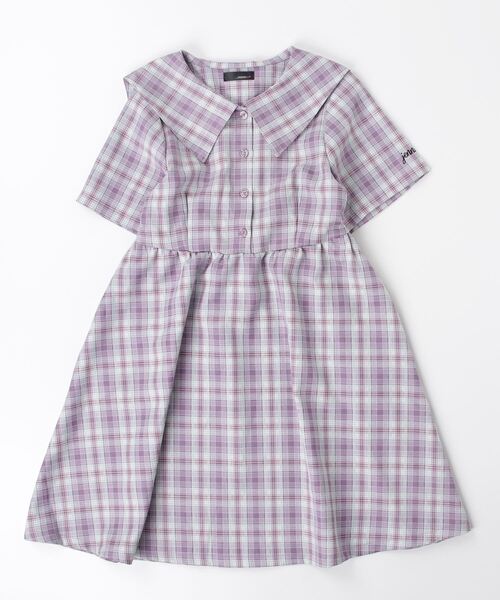 JENNI love 「JENNI love」 「KIDS」半袖ワンピース 150cm ラベンダー