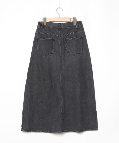 「SELECT LEVERY」 デニムスカート LARGE ブラック レディース_画像2