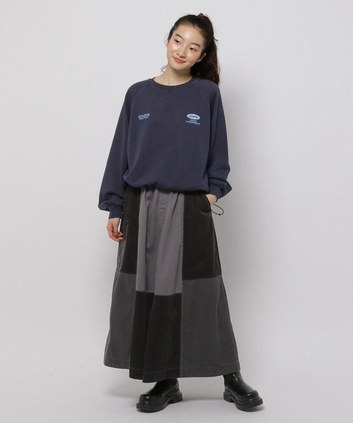 「niko and...」 スウェットカットソー MEDIUM ブラウン レディース_画像8