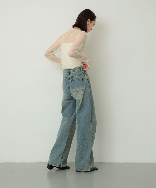 「SENSE OF PLACE by URBAN RESEARCH」 長袖カットソー ONE アイボリー レディース_画像3