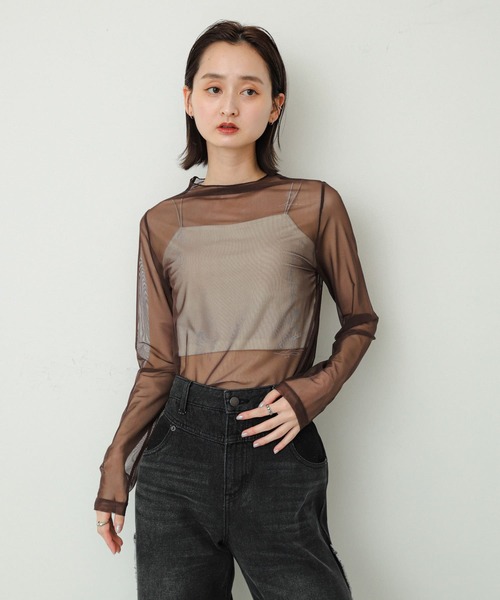 「SENSE OF PLACE by URBAN RESEARCH」 長袖カットソー ONE アイボリー レディース_画像6