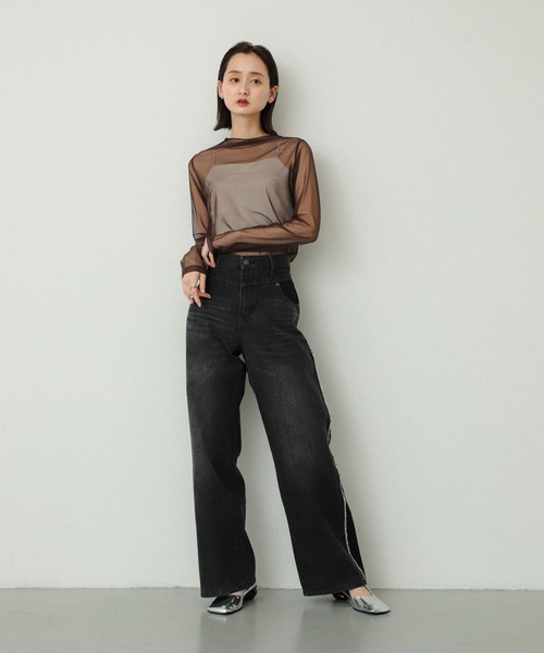 「SENSE OF PLACE by URBAN RESEARCH」 長袖カットソー ONE アイボリー レディース_画像8
